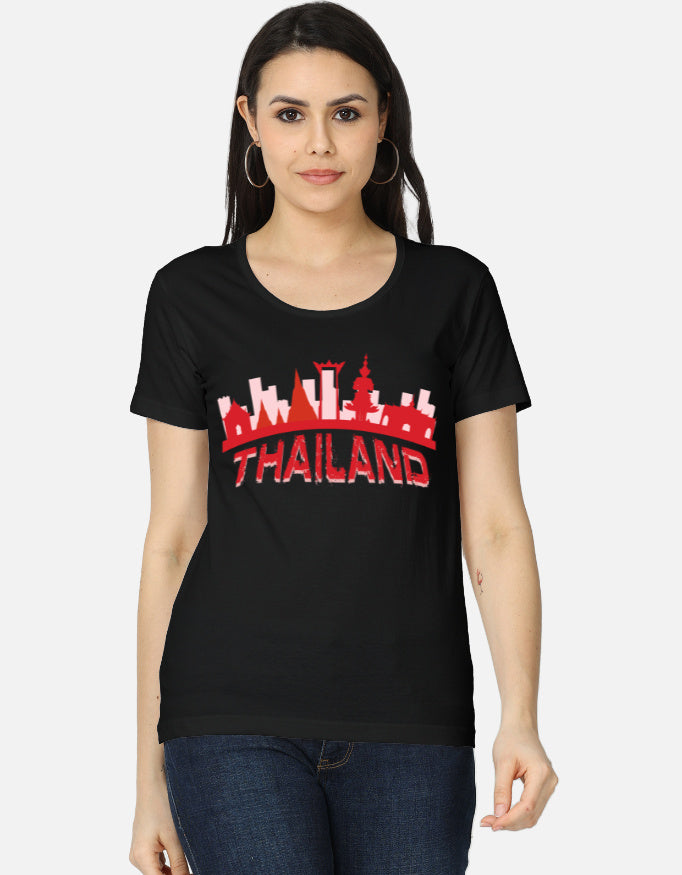 C-Labs Thailand Women's Classic T-Shirt Black Front_1_c_2_9edb2e27-b655-449c-b7cd-b0b441d91ca2