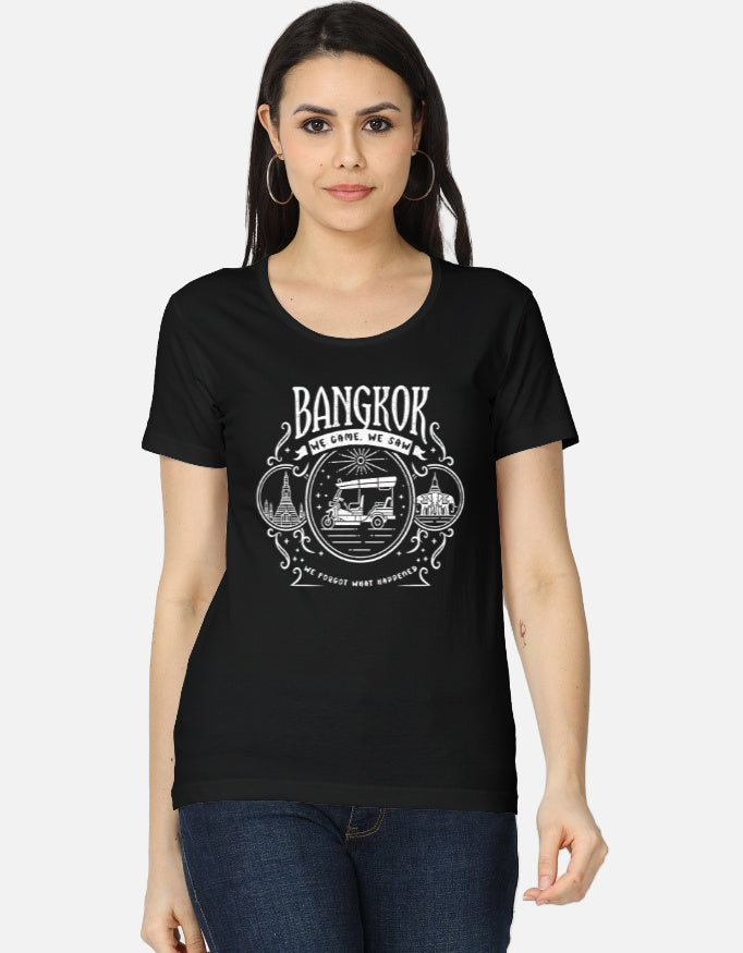 C-Labs Bangkok: We Came, We Saw Women's Classic T-Shirt Black Front_1_c_2_a94880b2-404d-4bd9-af23-ef3afd58e2c8