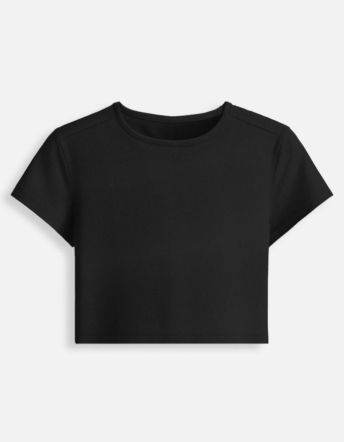 C-Labs C-Minimal: Women Baby Tee Women Baby Tee Black Front_1_c_2_af2dd5fd-cb0f-4dbb-85ec-12a052a89c35