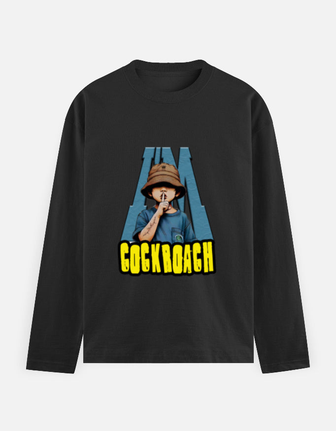 C-Labs I'm Cockroach Full Sleeve T-Shirt Black Front_1_c_2_b1c075b6-bad6-447d-bc24-8afe693d994b