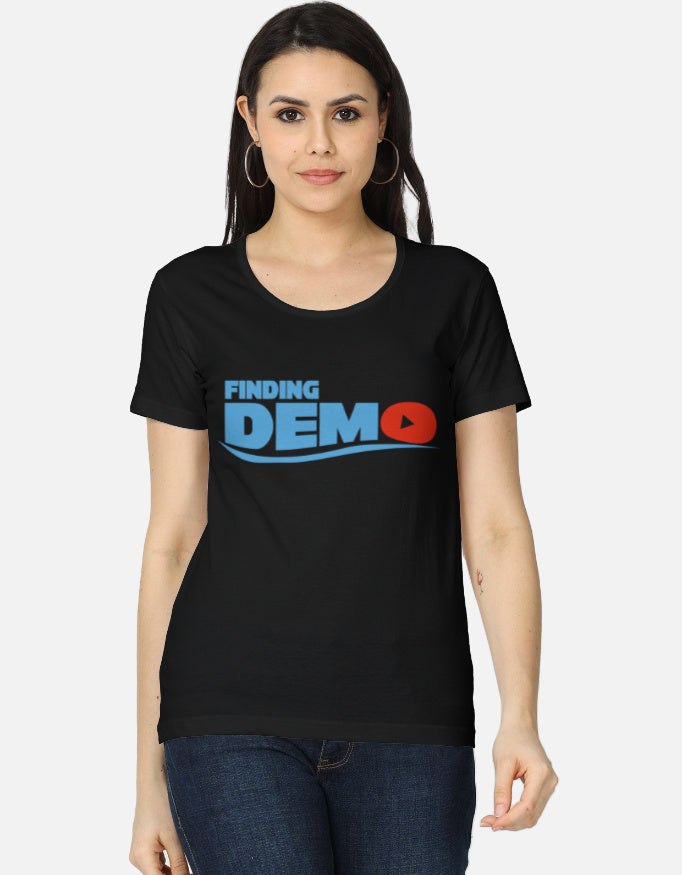 C-Labs Finding Demo Women's Classic T-Shirt Black Front_1_c_2_caee9e23-19d3-498b-8dd7-f7bc0cada218