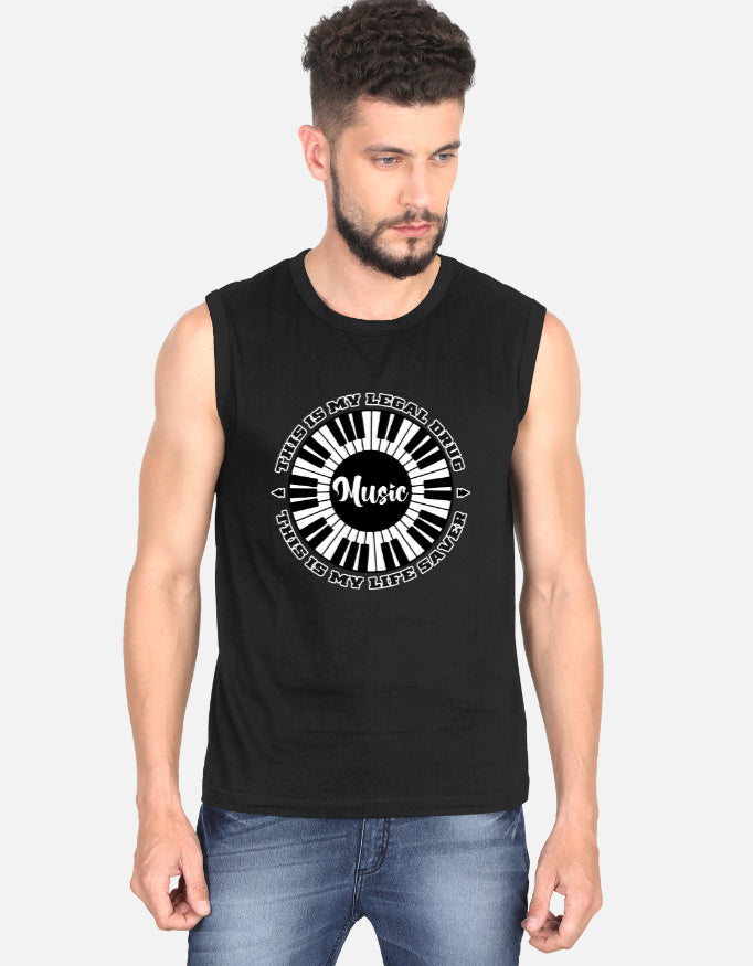 C-Labs Music Is My Drug Sleeveless T-Shirt Black Front_1_c_2_cdc6ca25-f5e9-4154-9d96-5149fdc87b60