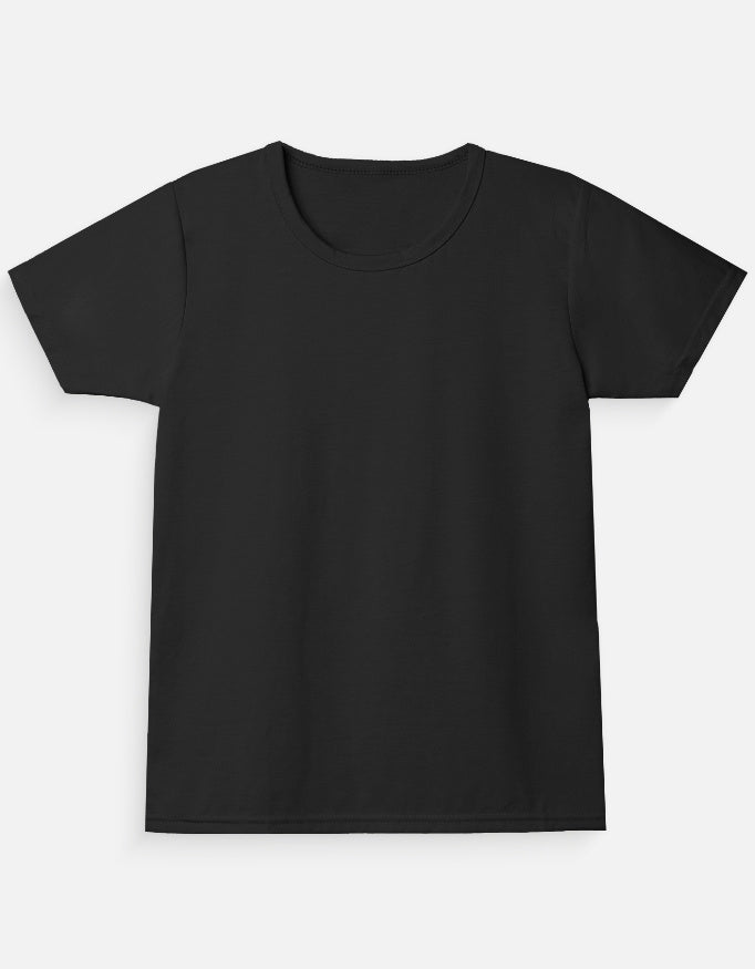 C-Labs C-Standard: Girl's T-Shirt Girl Classic Crew T-Shirt Black Front_1_c_2_cfbe5775-37c6-4c7c-987d-b5b4e9085f8b
