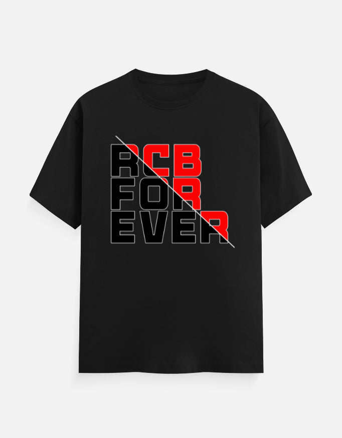 C-Labs RCB For Ever Classic Crew T-Shirt Black Front_1_c_2_d005fc7e-fcda-4155-a8be-1b74acb95e23