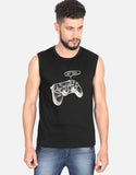 C-Labs Let's Play Sleeveless T-Shirt Black Front_1_c_2_d1cedc2c-da49-4061-a0dd-b41d060eb9b7