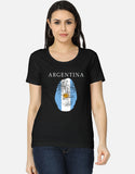 C-Labs Argentina Women's Classic T-Shirt Black Front_1_c_2_f240602f-cc2e-4267-9384-3957348b8e01