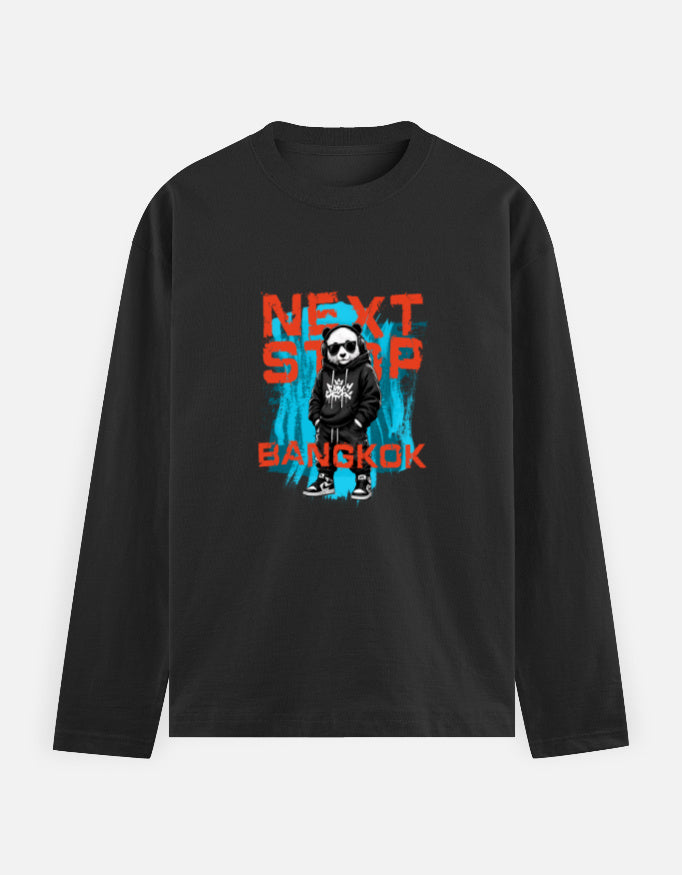 C-Labs Next Stop: Bangkok Full Sleeve T-Shirt Black Front_1_c_2_f4a8e25d-7fbc-4dbe-ab91-cbbc17ee9124