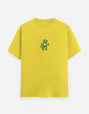 C-Labs Photographer Dinosaur Classic Crew T-Shirt New Yellow Front_1_c_30_113476f9-83c7-40f9-9228-db3a2c8d2aea