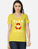 C-Labs Karma Women's Classic T-Shirt New Yellow Front_1_c_30_47f50397-4a1e-45f0-a86e-13734cdc123a