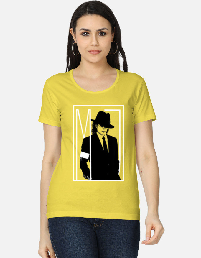 C-Labs Michael Jackson Women's Classic T-Shirt New Yellow Front_1_c_30_4b774e6c-3bc6-40ee-8011-60bf70258448