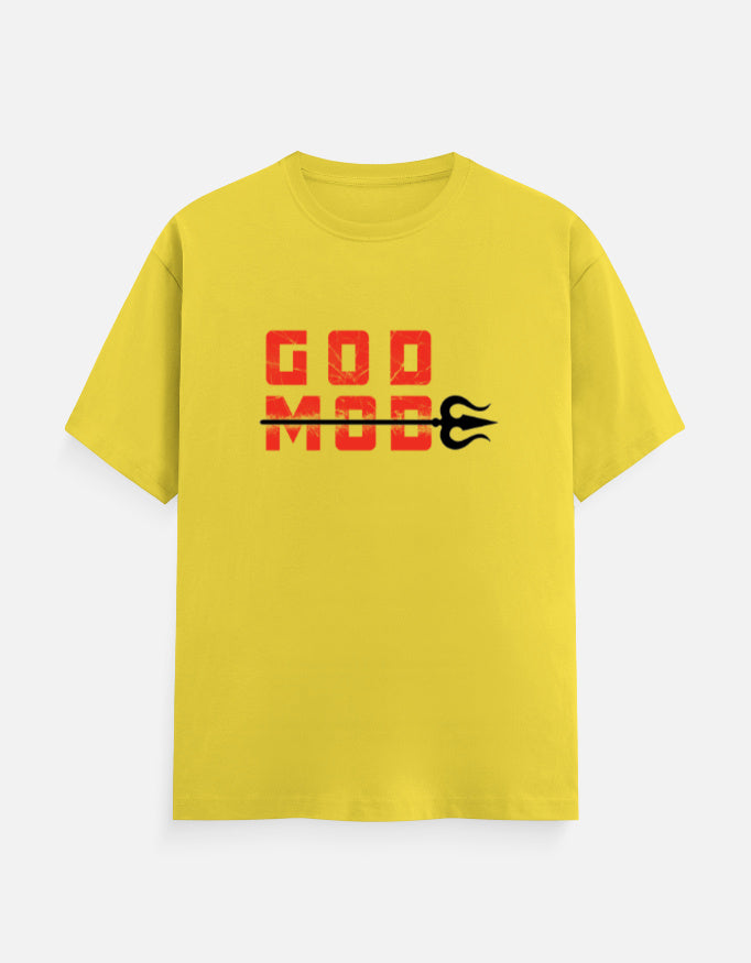 C-Labs Karuppu God Mode Classic Crew T-Shirt New Yellow Front_1_c_30_50db5167-e2f6-4515-a454-12a26c13e1d9