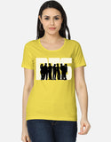 C-Labs BTS Women's Classic T-Shirt New Yellow Front_1_c_30_61795916-e7d9-47ec-996e-67f14024efb6