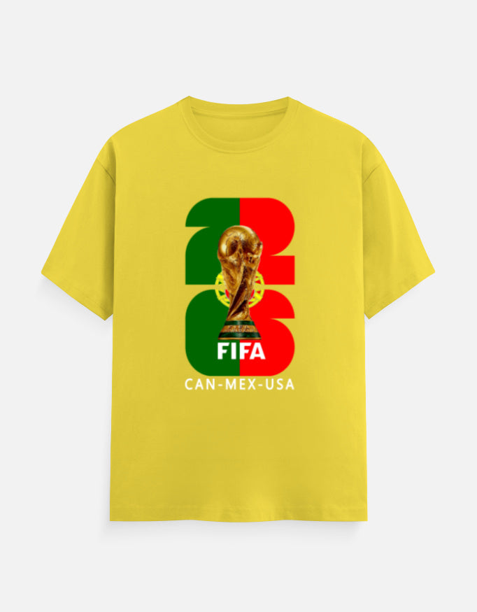 C-Labs Portugal 26 Classic Crew T-Shirt New Yellow Front_1_c_30_801ec390-3d53-4a54-b37e-d46e66853cac