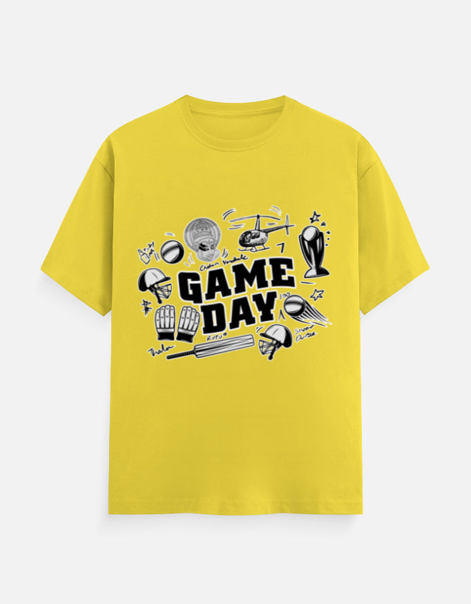 C-Labs Game Day CSK Theme Classic Crew T-Shirt New Yellow Front_1_c_30_96f97c54-f0d2-4772-92c9-91285ae77a40