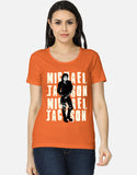 C-Labs Michael Jackson Women's Classic T-Shirt Orange Front_1_c_33_2c73a14e-6632-4c8d-9c64-7e20f022df6b