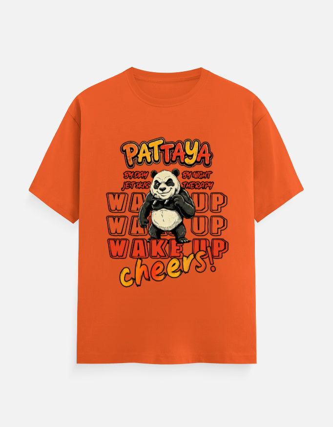 C-Labs Pattaya Wake Up Classic Crew T-Shirt Orange Front_1_c_33_2f8014ce-dbcc-42df-bcac-63262569910a