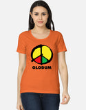 C-Labs Michael Jackson – Olodum Women's Classic T-Shirt Orange Front_1_c_33_46261ae7-054d-442a-84c8-8195713a54be