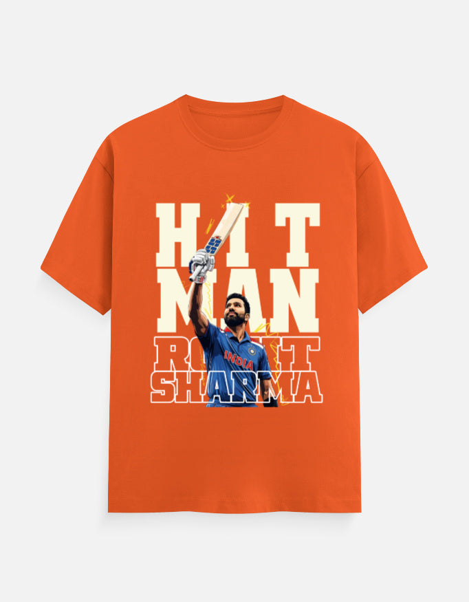C-Labs Hit Man Rohit Sharma Classic Crew T-Shirt Orange Front_1_c_33_4de5c8fb-b30d-47ee-80d2-eabd691188b3