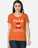 C-Labs Karma Women's Classic T-Shirt Orange Front_1_c_33_5a4ad25f-947f-47d6-bef7-708c6bc71e33