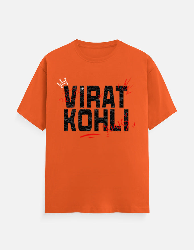 C-Labs King Virat Kohli Classic Crew T-Shirt Orange Front_1_c_33_6b6a1fa7-7bee-429d-876d-b16aaaa8978d