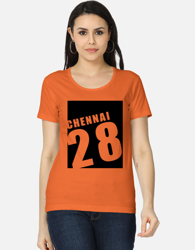 C-Labs Chennai 28 Women's Classic T-Shirt Orange Front_1_c_33_b228b0bb-4e90-46db-8c51-5d61c4d348e7