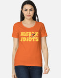 C-Labs Allergic to Idiots Women's Classic T-Shirt Orange Front_1_c_33_b9a1315c-f3e1-4d74-be5f-3dff5b1fcf31