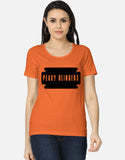 C-Labs Peaky Blinders Women's Classic T-Shirt Orange Front_1_c_33_bff4abeb-56e3-494b-8763-d48122a928bd
