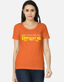 C-Labs Confident-ah Irunda Women's Classic T-Shirt Orange Front_1_c_33_c3e2e67d-9ca4-40c4-af4f-6ce642433740
