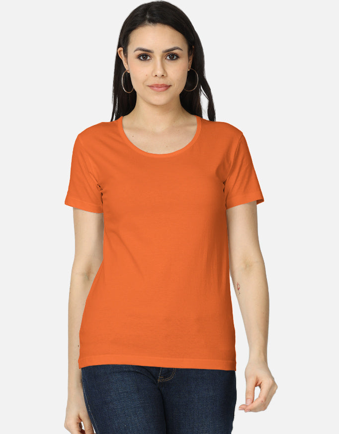 C-Labs C-Standard: Women's Classic T-Shirt (Light) Women's Classic T-Shirt Orange Front_1_c_33_cc3d0e7d-7965-4400-be23-3abca3e51432