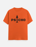 C-Labs PSYCHO Classic Crew T-Shirt Orange Front_1_c_33