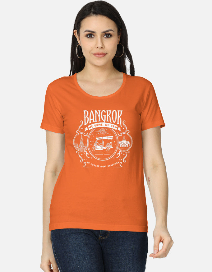 C-Labs Bangkok: We Came, We Saw Women's Classic T-Shirt Orange Front_1_c_33_d1ef7d28-e16b-491a-b5af-ff781c6e6a33