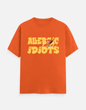 C-Labs Allergic to Idiots Classic Crew T-Shirt Orange Front_1_c_33_d662f9a2-86e5-4580-bc38-a6022e41e743
