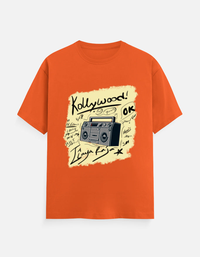 C-Labs Kollywood Music Classic Crew T-Shirt Orange Front_1_c_33_fc49f6f8-a668-4685-ad13-b8669ed3a434