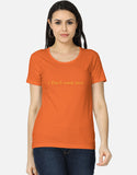 C-Labs I Don't Work Here Women's Classic T-Shirt Orange Front_1_c_33_fce8c4bf-7897-4f42-b963-4a3465245286