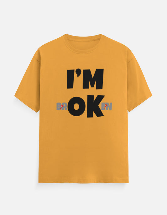C-Labs I'M BROKEN Classic Crew T-Shirt Golden Yellow Front_1_c_35_0e862420-efe2-4626-9958-de59a7f8852b