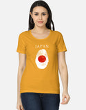 C-Labs Japan Women's Classic T-Shirt Golden Yellow Front_1_c_35_120e6037-be6d-4c2c-a3e5-fbb2b77515c2