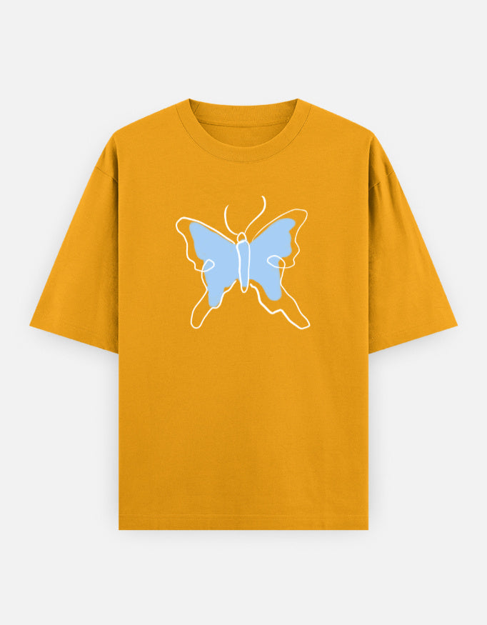 C-Labs Butterfly Oversized Classic T-Shirt Golden Yellow Front_1_c_35_1b21e92d-621c-48ca-b281-7b8e7fe27b76