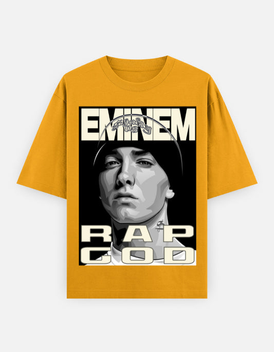 C-Labs Rap God Oversized Classic T-Shirt Golden Yellow Front_1_c_35_1d5179b8-d3d9-4cd8-b7e1-840fb5e2e98a