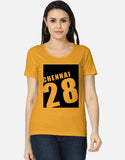 C-Labs Chennai 28 Women's Classic T-Shirt Golden Yellow Front_1_c_35_29a76742-e373-4e6f-937a-ee7c329e7908