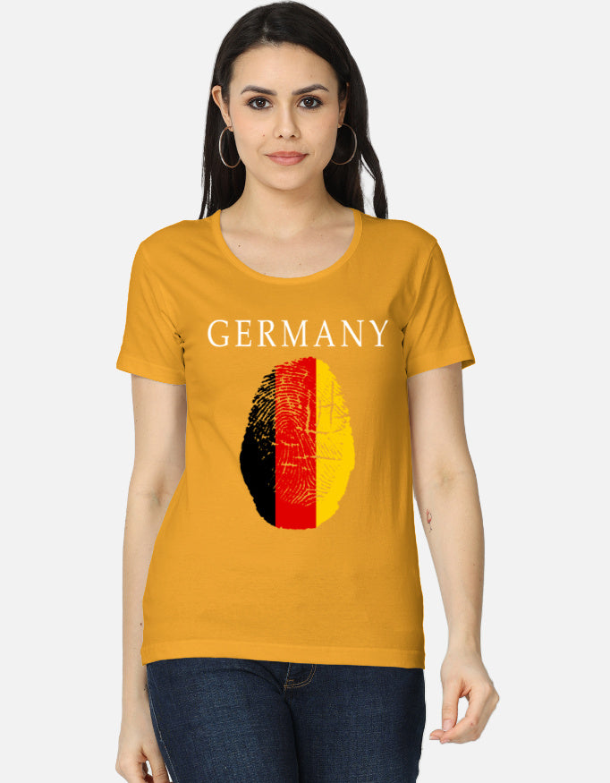 C-Labs Germany Women's Classic T-Shirt Golden Yellow Front_1_c_35_4e1ebbb2-8582-4ff0-a40a-1a0fe82cc4ea