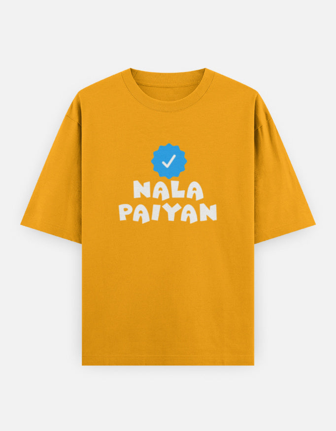 C-Labs Nala Paiyan Oversized Classic T-Shirt Golden Yellow Front_1_c_35_4fe824c5-0064-41be-9775-6639987ce0df