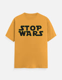 C-Labs Stop Wars Classic Crew T-Shirt Golden Yellow Front_1_c_35_52fbcacf-74d6-4ccf-a944-c200b43369e9