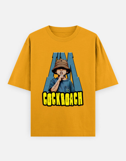 C-Labs I'm Cockroach Oversized Classic T-Shirt Golden Yellow Front_1_c_35_5f9bd586-df69-4134-918f-5d70efabb965