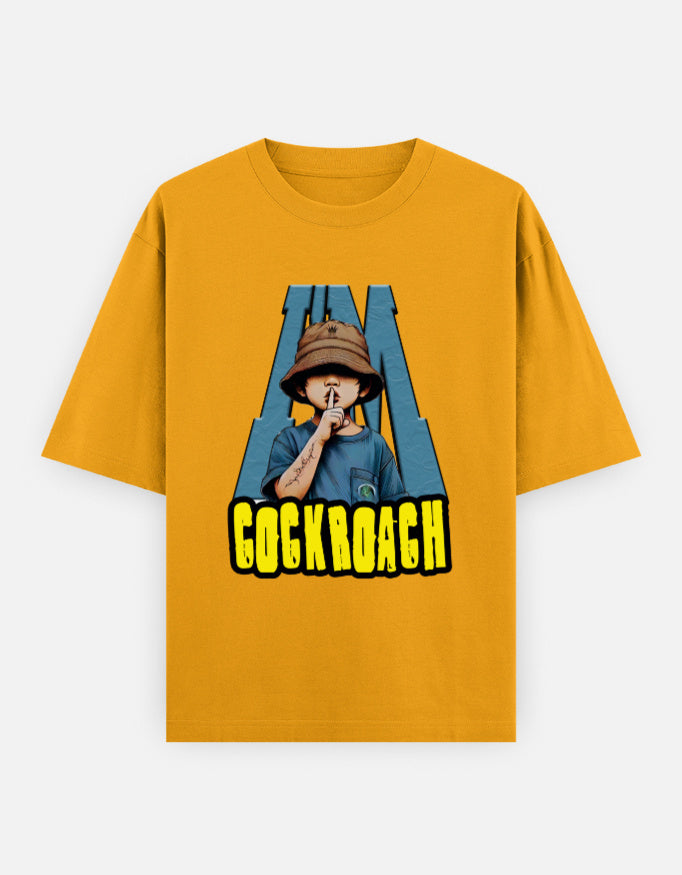 C-Labs I'm Cockroach Oversized Classic T-Shirt Golden Yellow Front_1_c_35_5f9bd586-df69-4134-918f-5d70efabb965