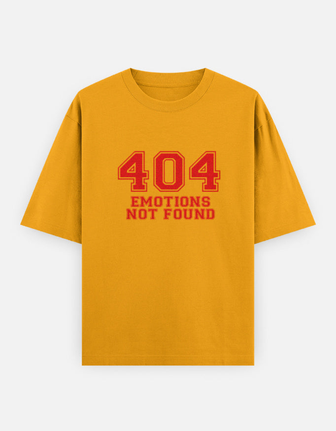C-Labs 404 Emotions not found Oversized Classic T-Shirt Golden Yellow Front_1_c_35_65b40275-9d26-4497-89e7-d7422e1874c7