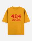 C-Labs 404 Emotions not found Oversized Classic T-Shirt Golden Yellow Front_1_c_35_65b40275-9d26-4497-89e7-d7422e1874c7
