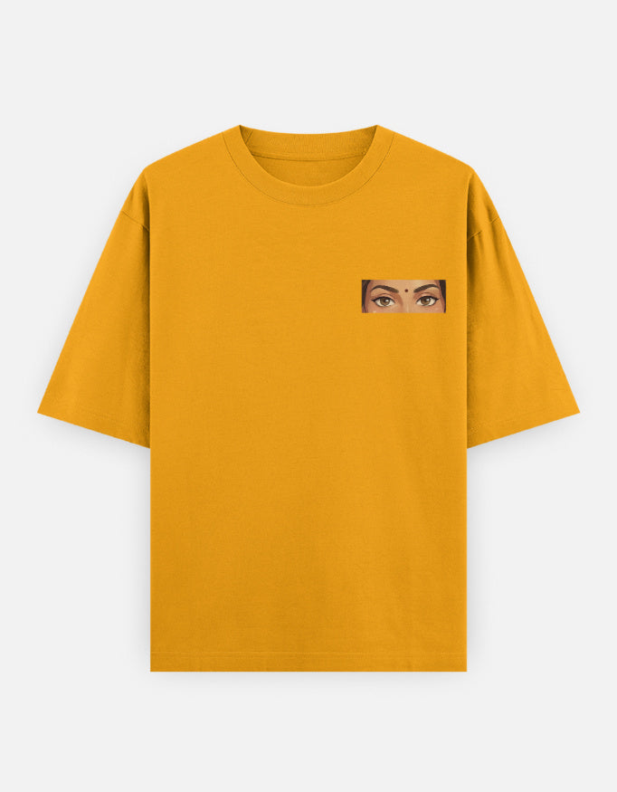 C-Labs Siluku Oversized Classic T-Shirt Golden Yellow Front_1_c_35_8838669b-6bd1-4215-931c-1a837bb78b11