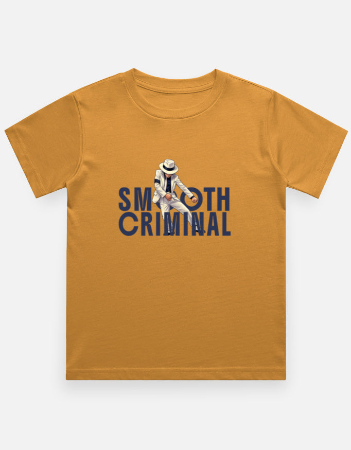 C-Labs Smooth Criminal Boy Classic Crew T-Shirt Golden Yellow Front_1_c_35_8c26d449-fac7-4715-9477-8882f4b5c891