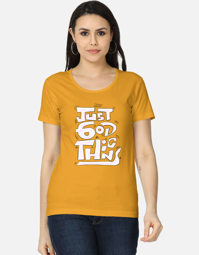 C-Labs Just God Things Women's Classic T-Shirt Golden Yellow Front_1_c_35_8fca3cb9-b5bf-4adf-bb20-f924c8fb00e6