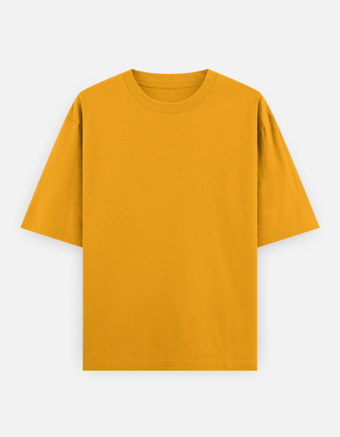C-Labs C-Standard: Classic Oversized T-Shirt (Light) Oversized Classic T-Shirt Golden Yellow Front_1_c_35_9a9b1853-b08e-4714-ac6d-541cd3d11efc